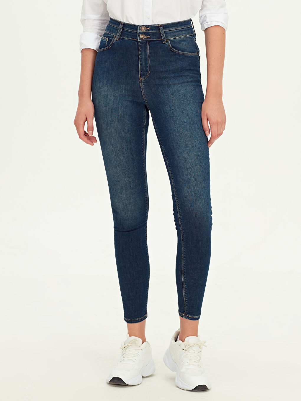 İndigo Jüpiter Süper Skinny Fit Kadın Jean Pantolon-3