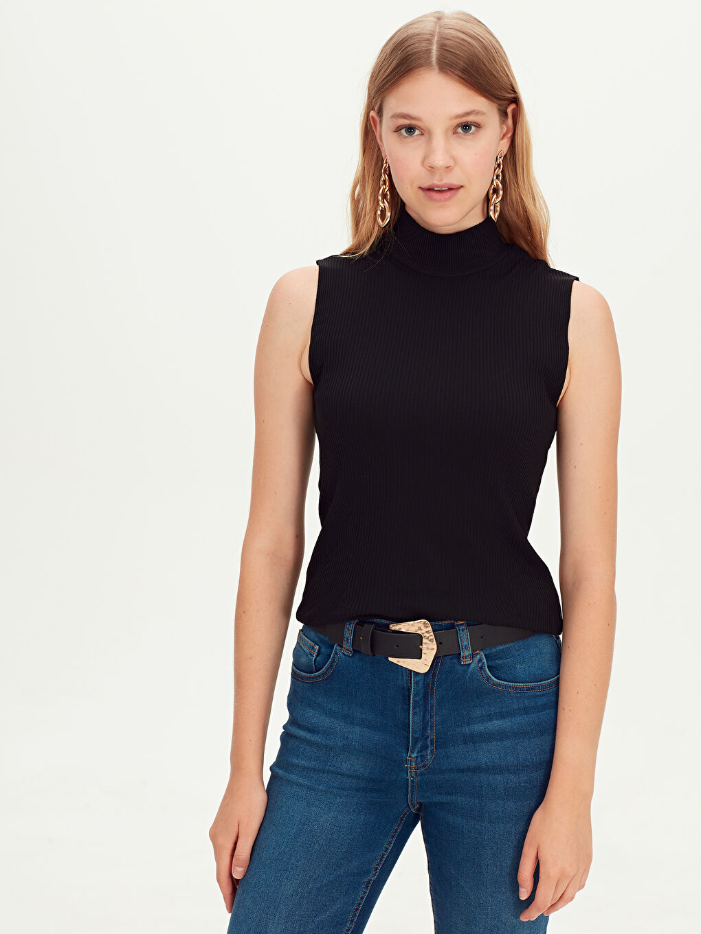 Αμάνικη Μπλούζα Τρικότ-1