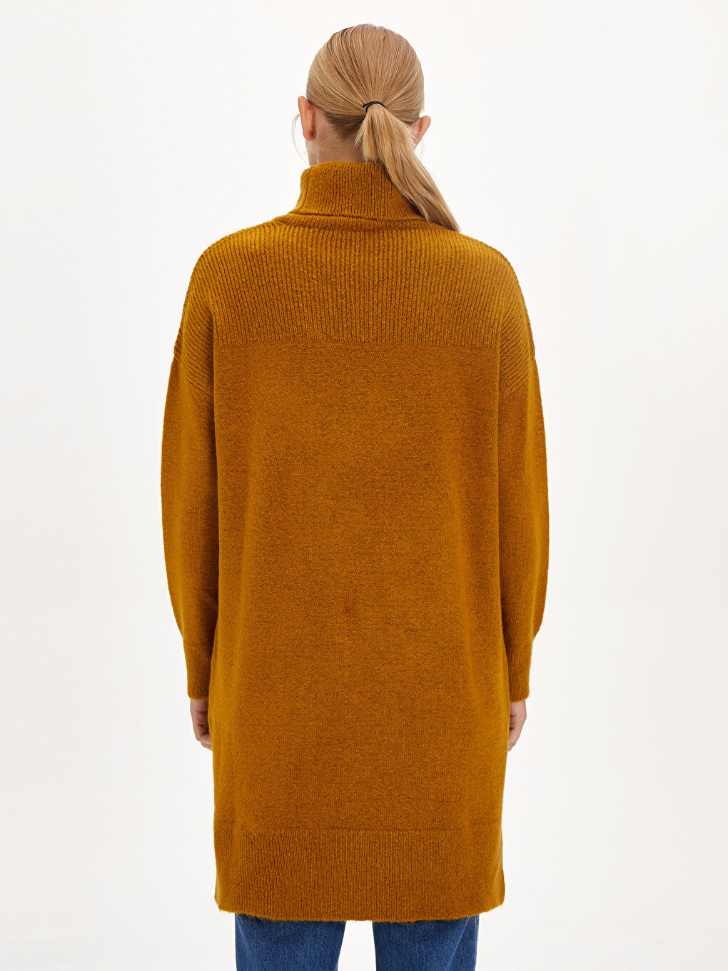 Әйелдерге арналған қалқан жағалы оверсайз туника-3