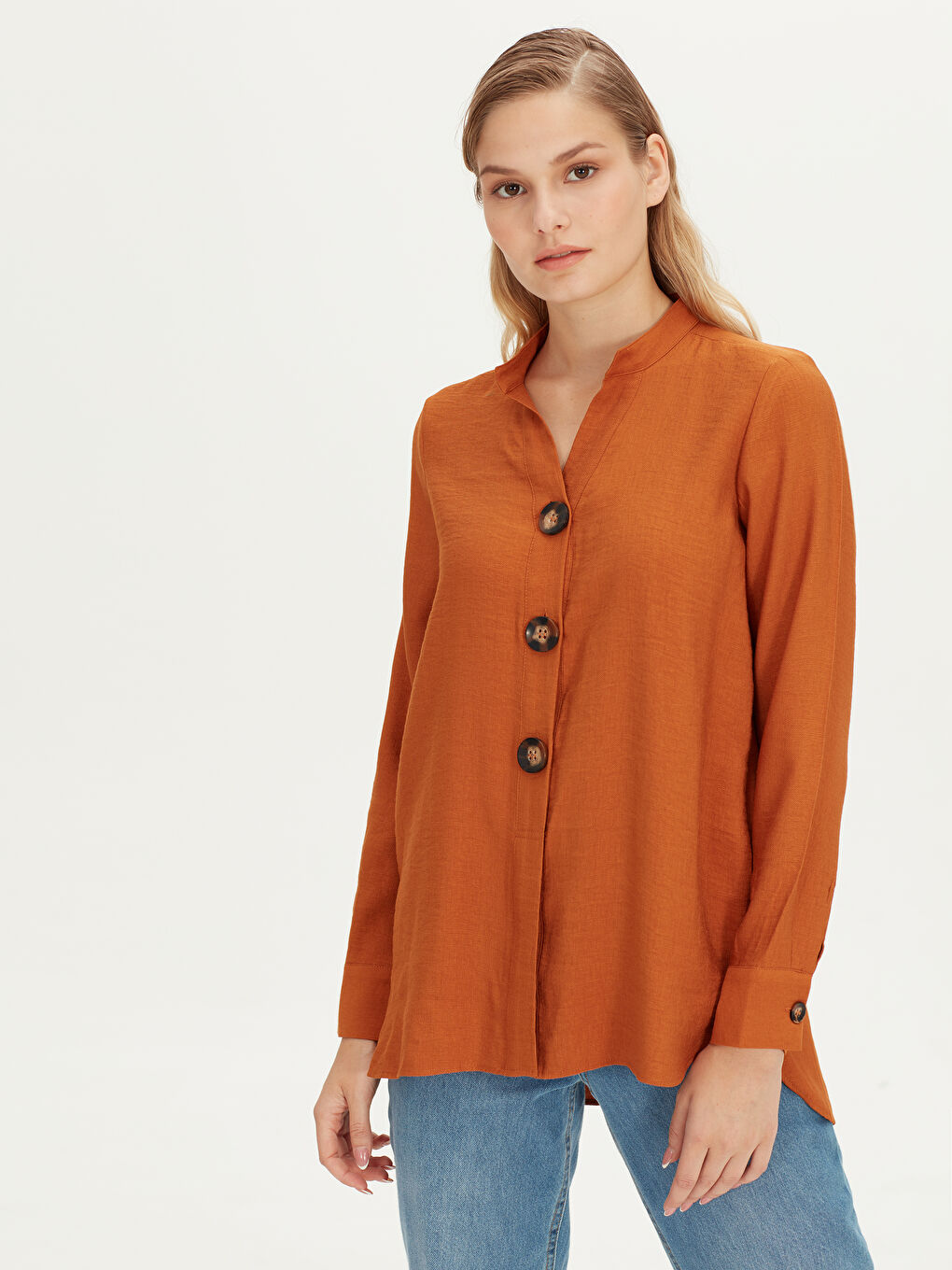 Chemise pour Femmes en Viscose à Manches Longues