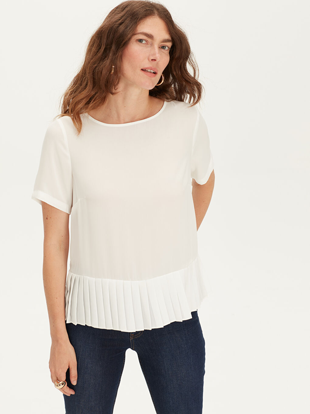 Kırık Beyaz Bluz-1