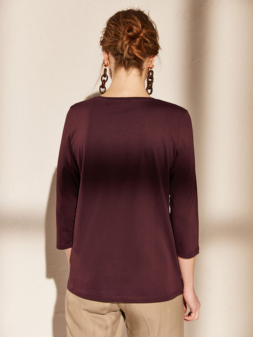 Crew Neck Women's T-Shirt-4