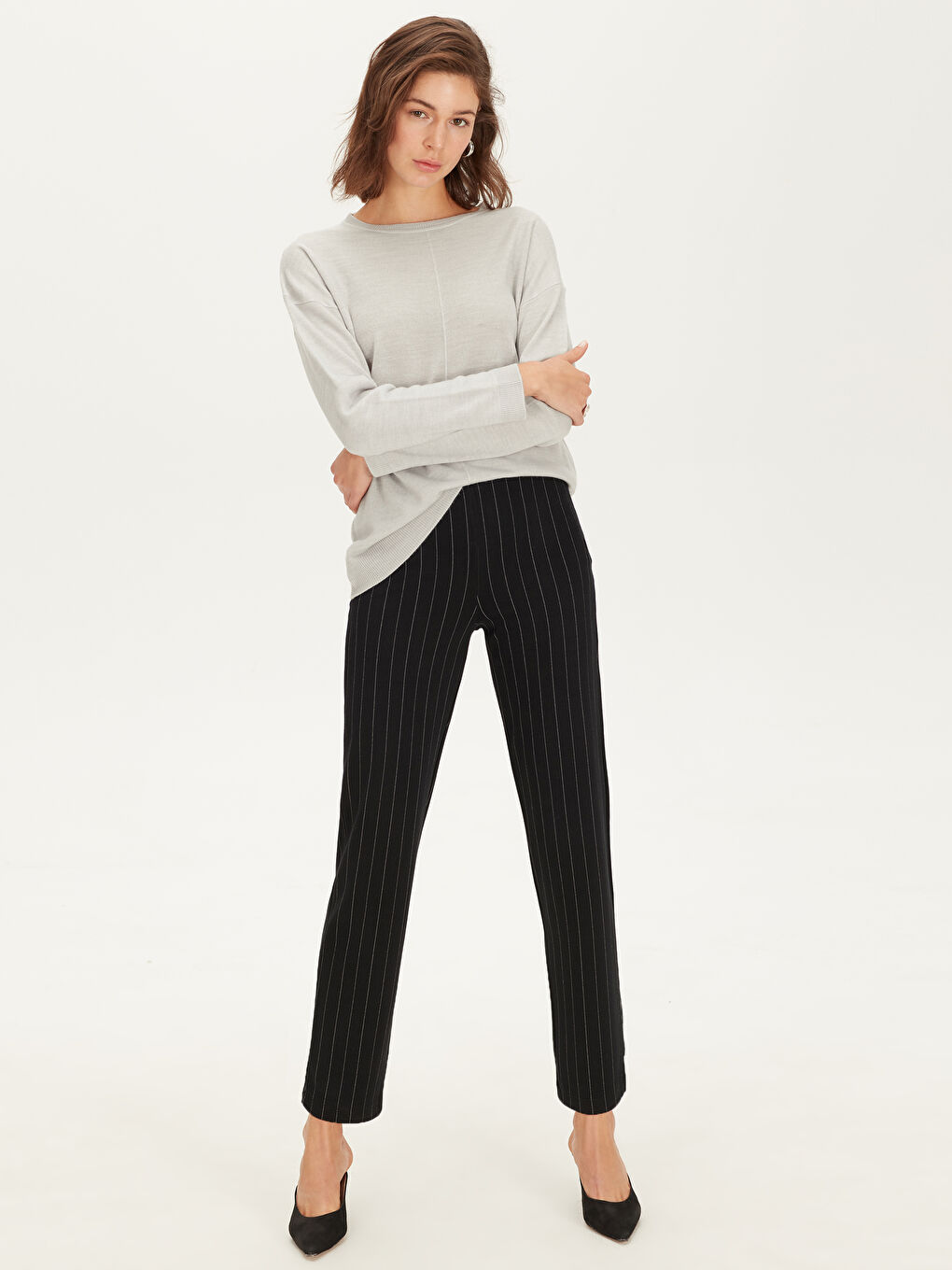 Siyah LCW BASİC Kadın Pantolon