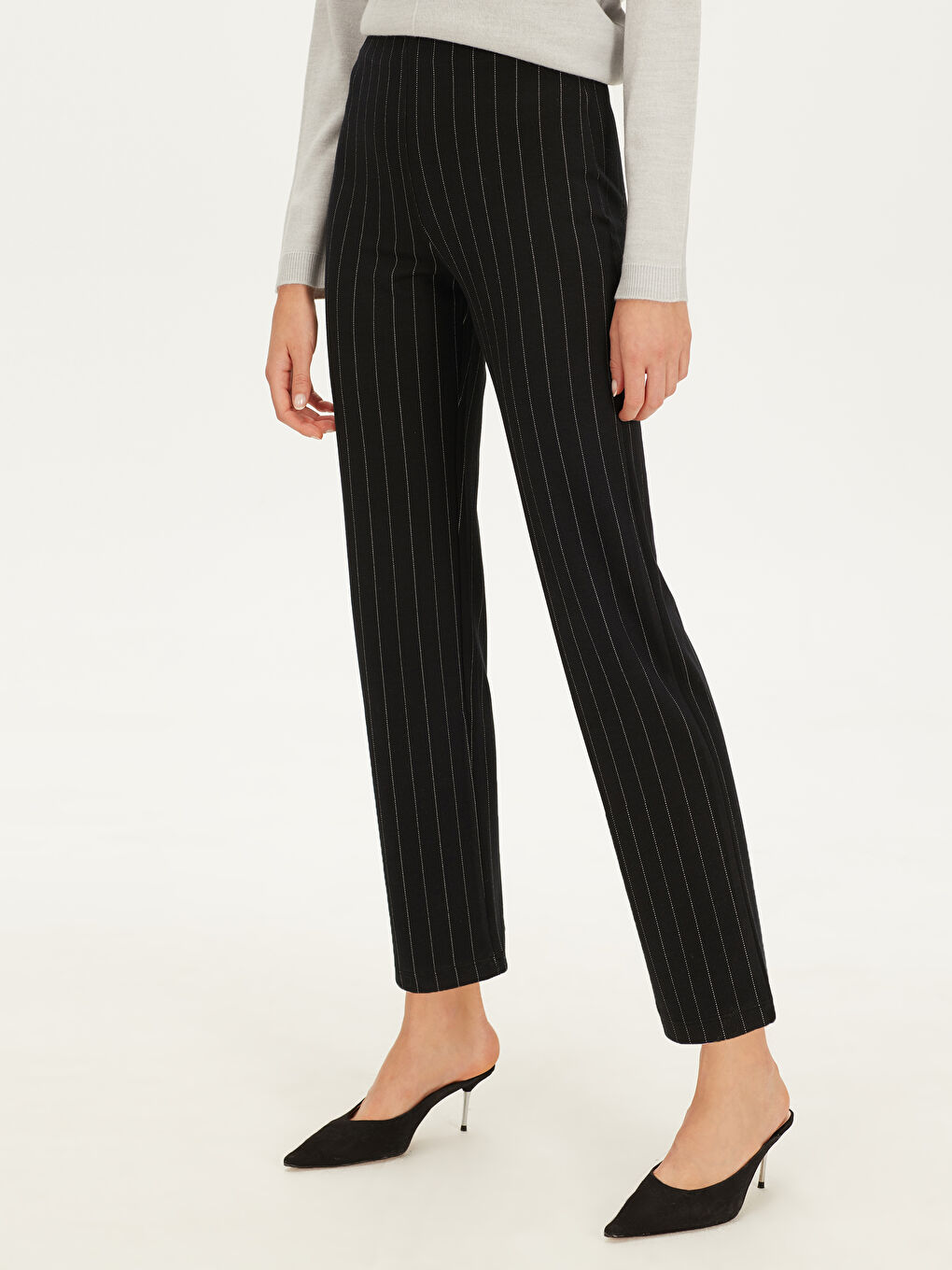 Siyah LCW BASİC Kadın Pantolon-2