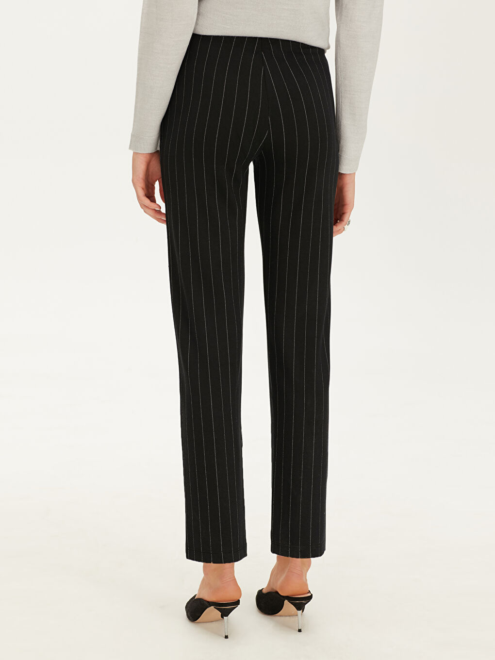 Siyah LCW BASİC Kadın Pantolon-3