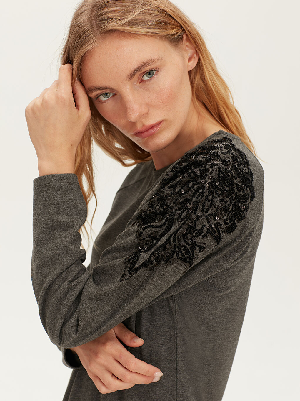 Antrasit Melanj Tunik-1