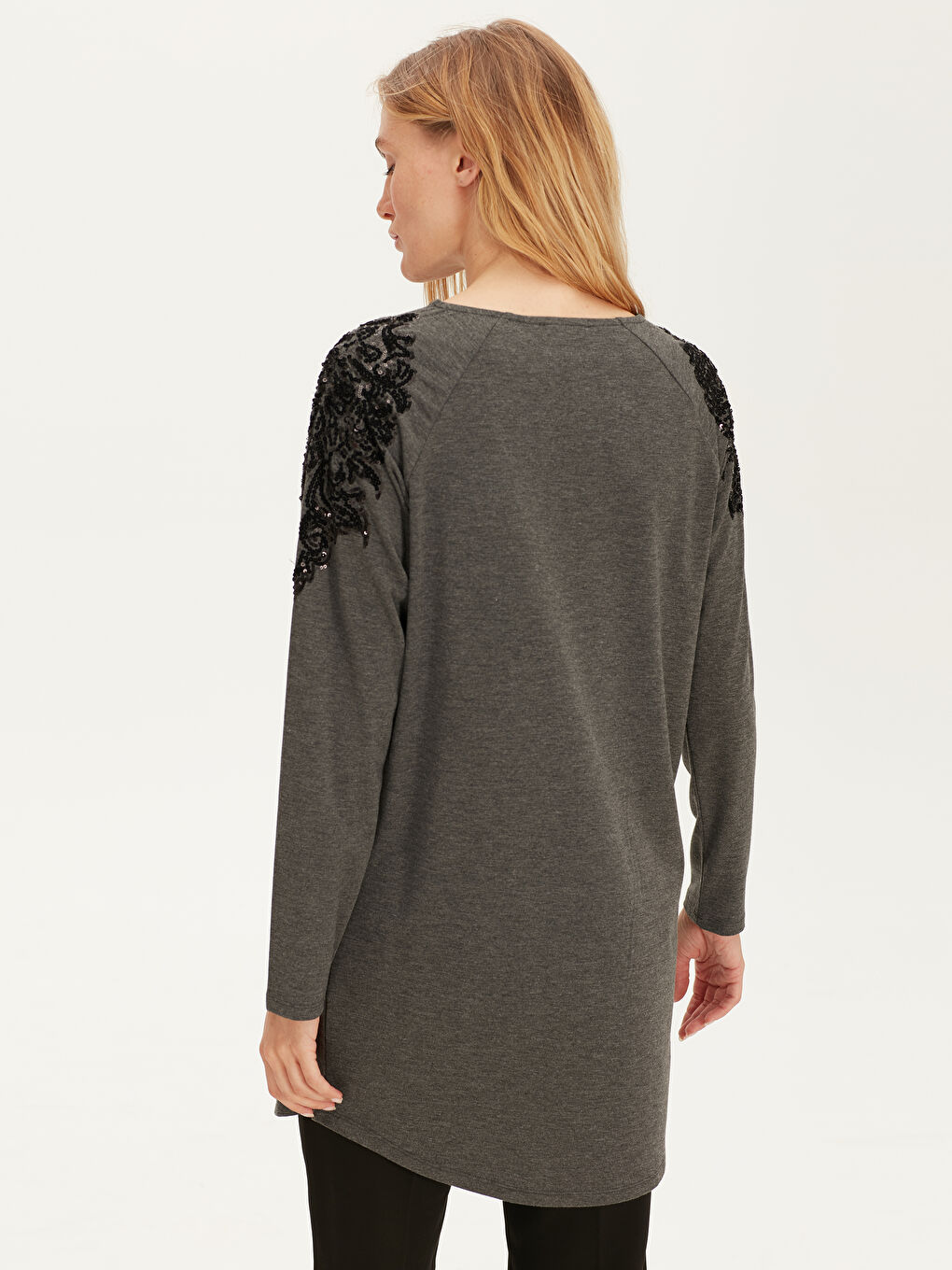 Antrasit Melanj Tunik-2
