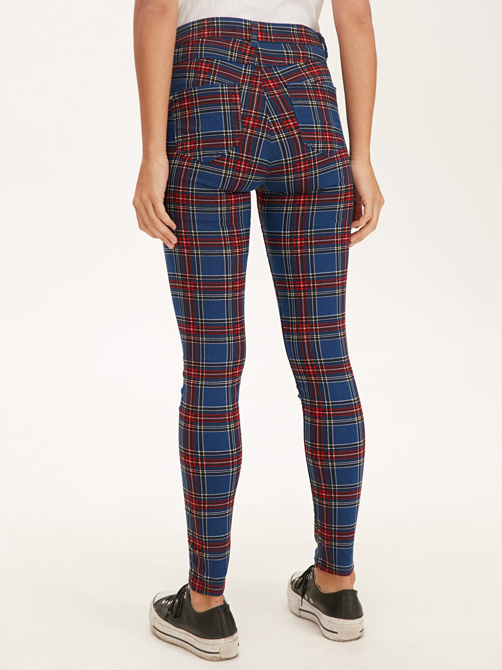 LCW Vision Extra Slim Fit Gabardine Women's Trousers -9WJ748Z8-LPA