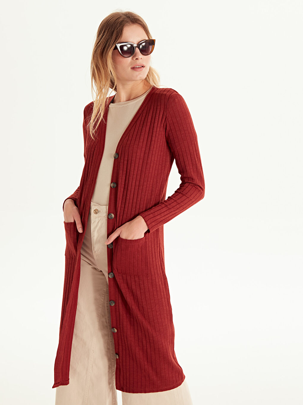Woman BORDEAUX Cardigan