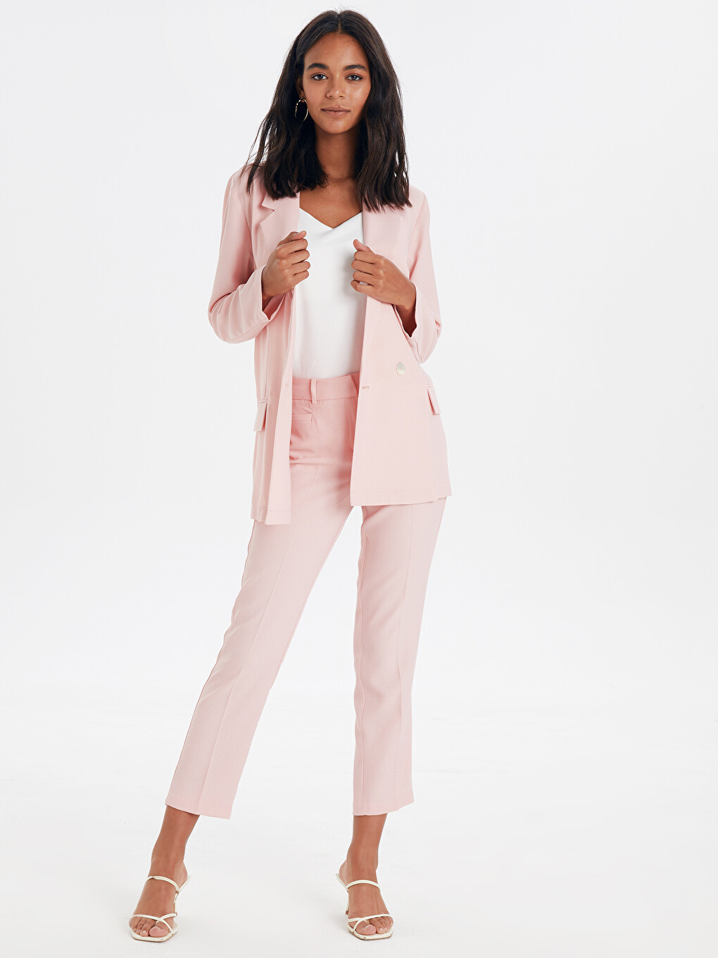 Roze Pantalone Žena