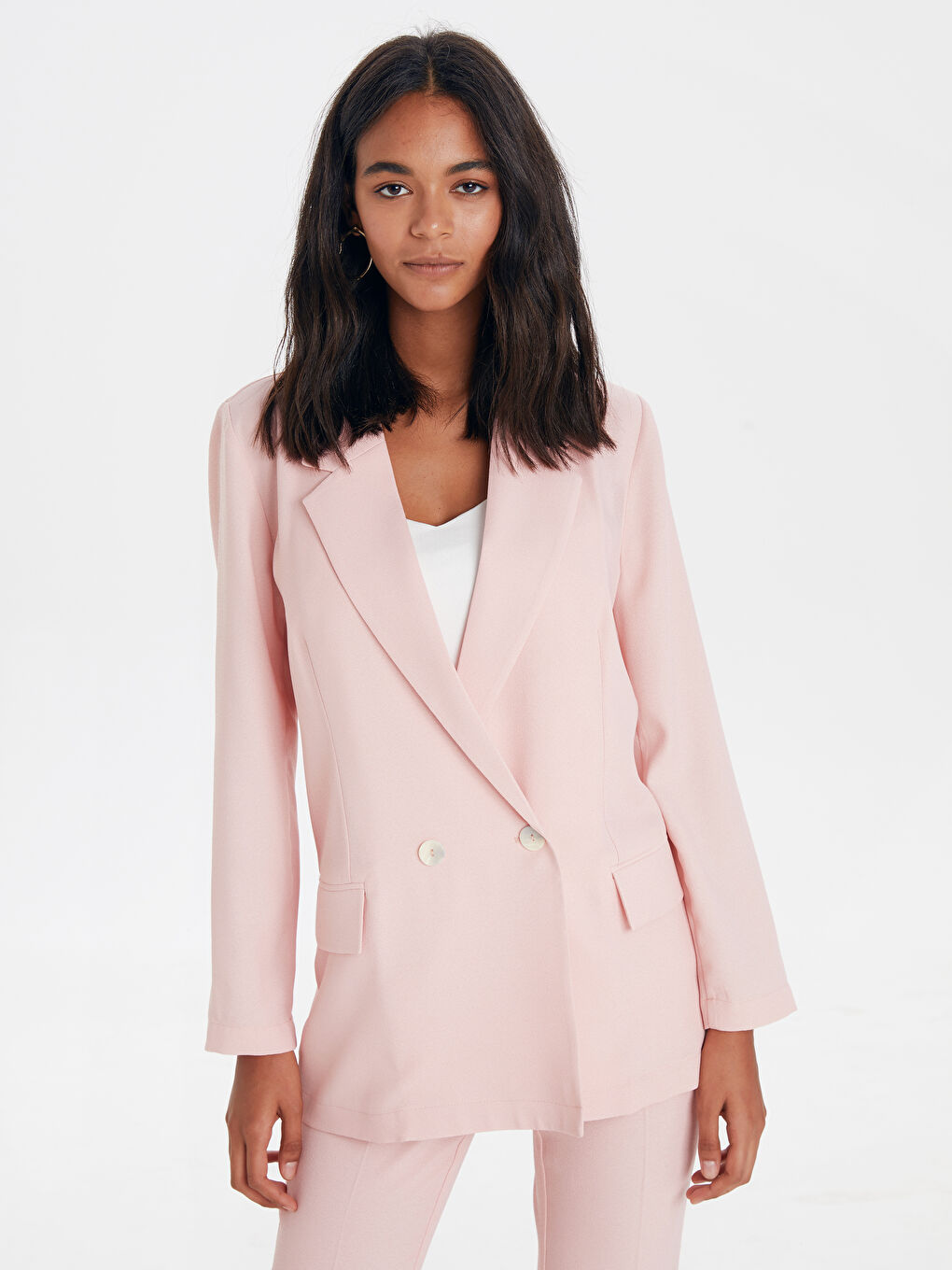 Стандартный крой с длинным рукавом Женский пиджак