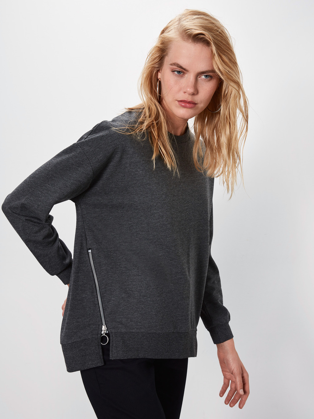 Antrasit Sweatshirt-1