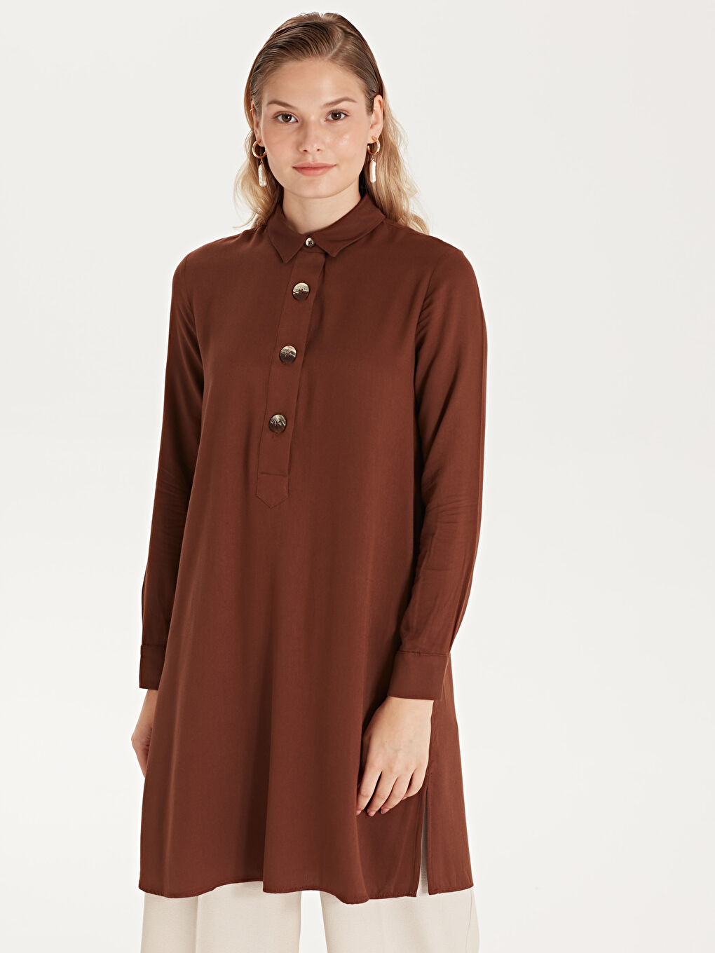 Kahverengi Tunik
