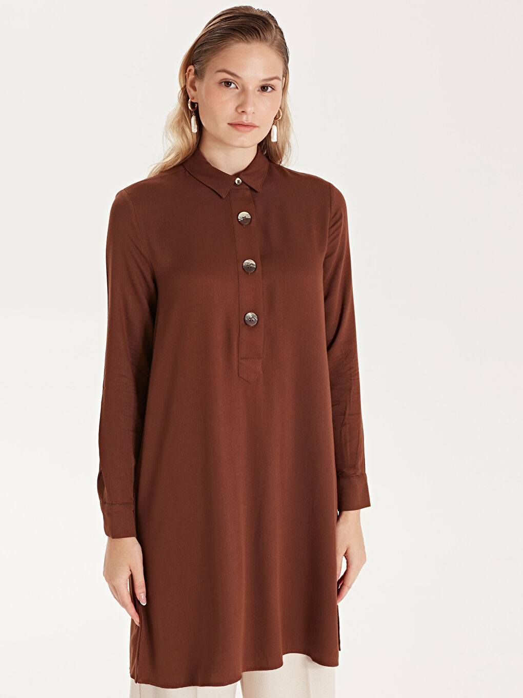 Kahverengi Tunik-1