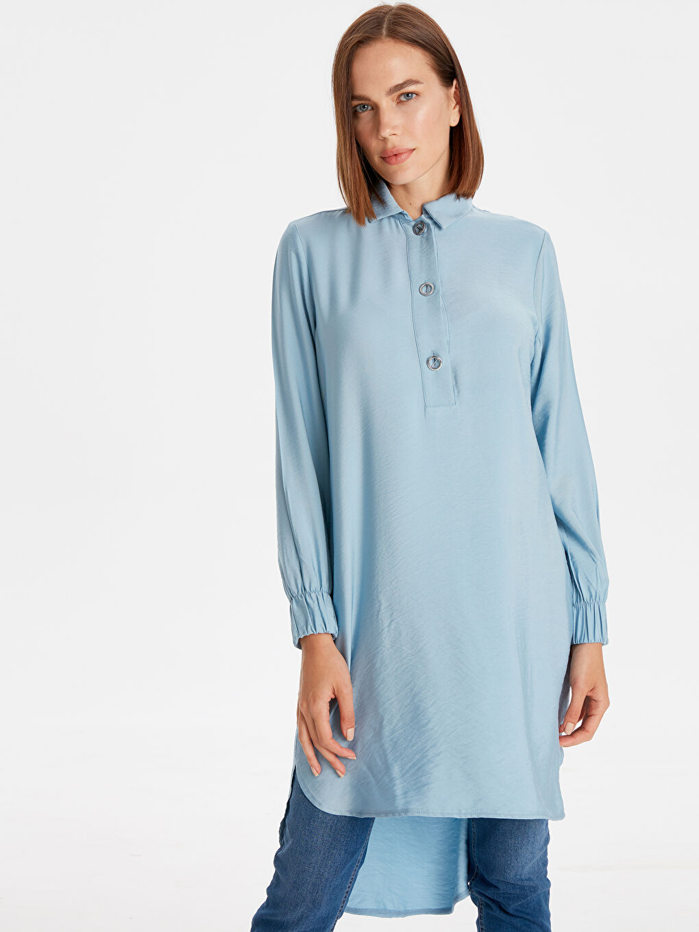 Woman BLUE Tunic-1