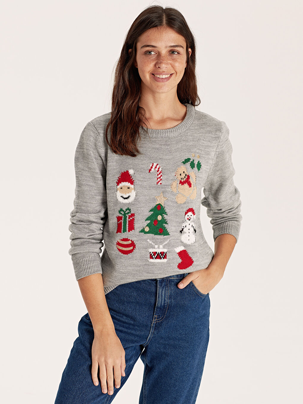 Әйелдер сұр Жемпір-1