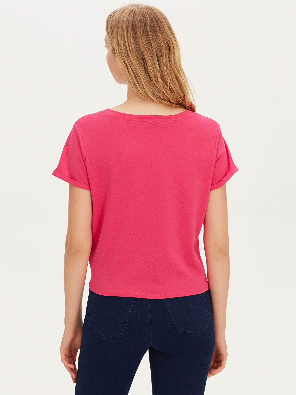 Fuşya Tişört-2