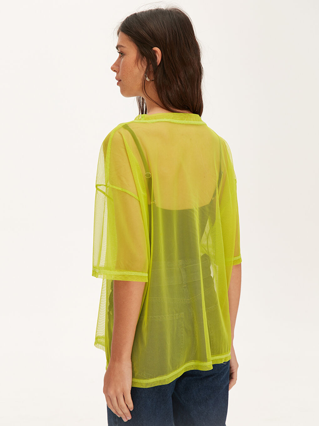 Limon Yeşili Tişört-3