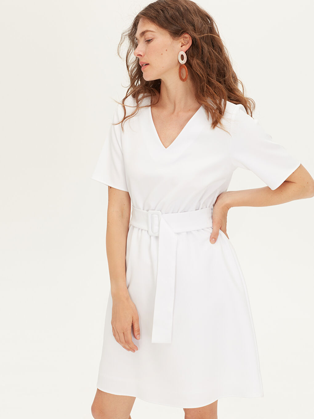 LC Waikiki Woman WHITE Dress -9WK556Z8-FFB