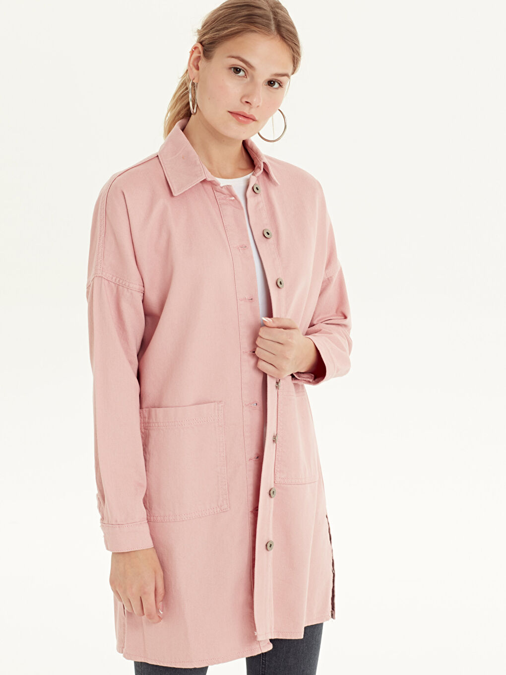 Woman PINK Denim Jacket