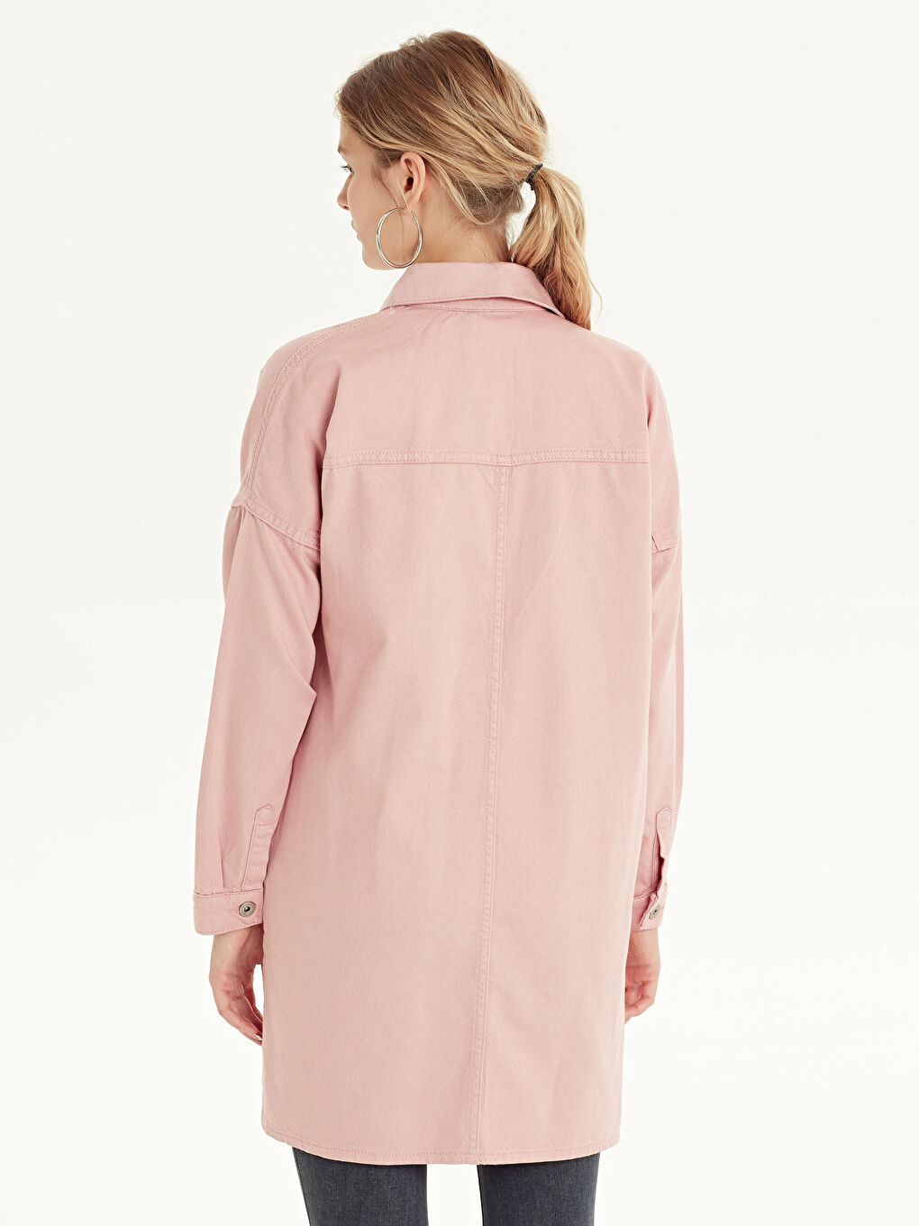 Woman PINK Denim Jacket-2