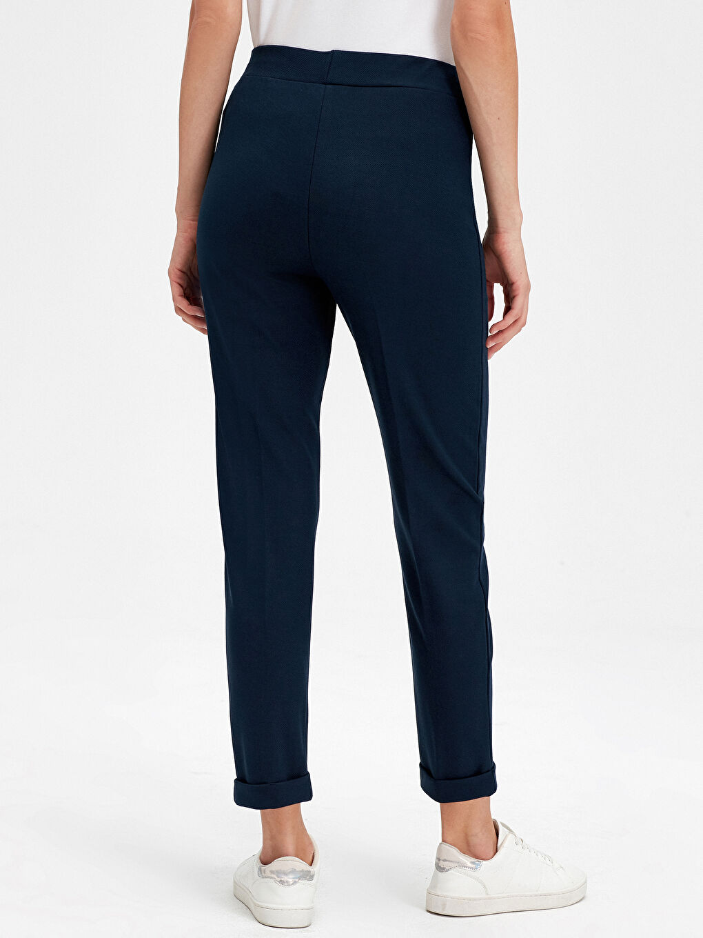 LCWAIKIKI Basic Wrist Length Women's Interlock Pants -9WL128Z8-E1J