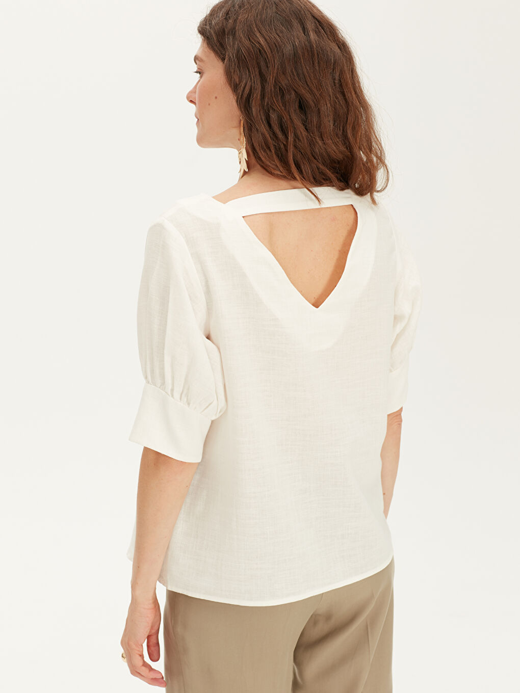 Kırık Beyaz Bluz-2