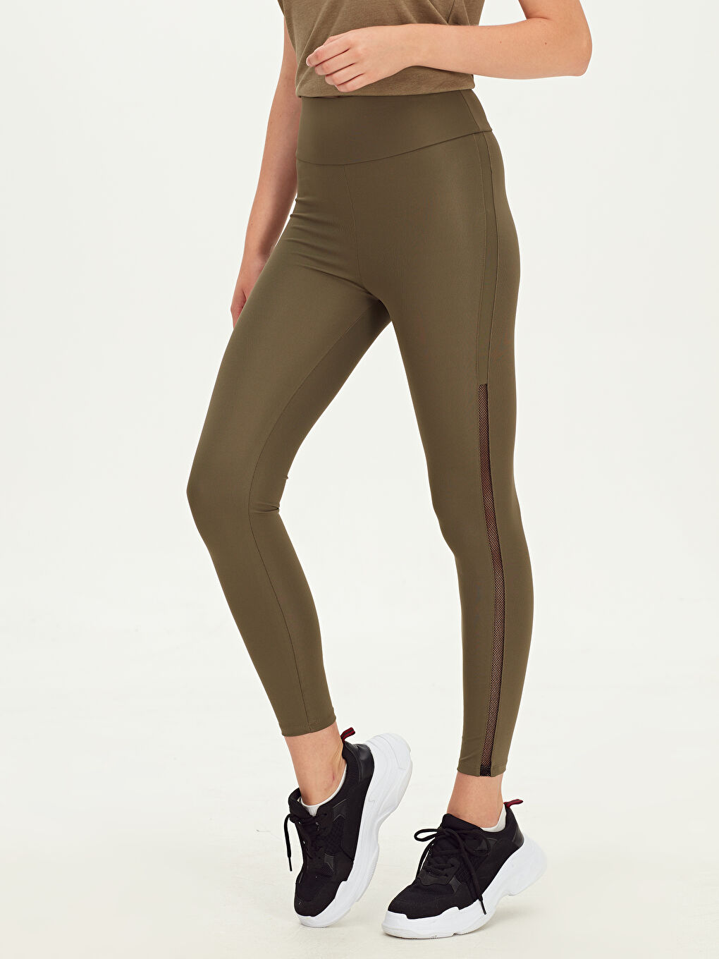 Leggings de sport KAKI Femme-2
