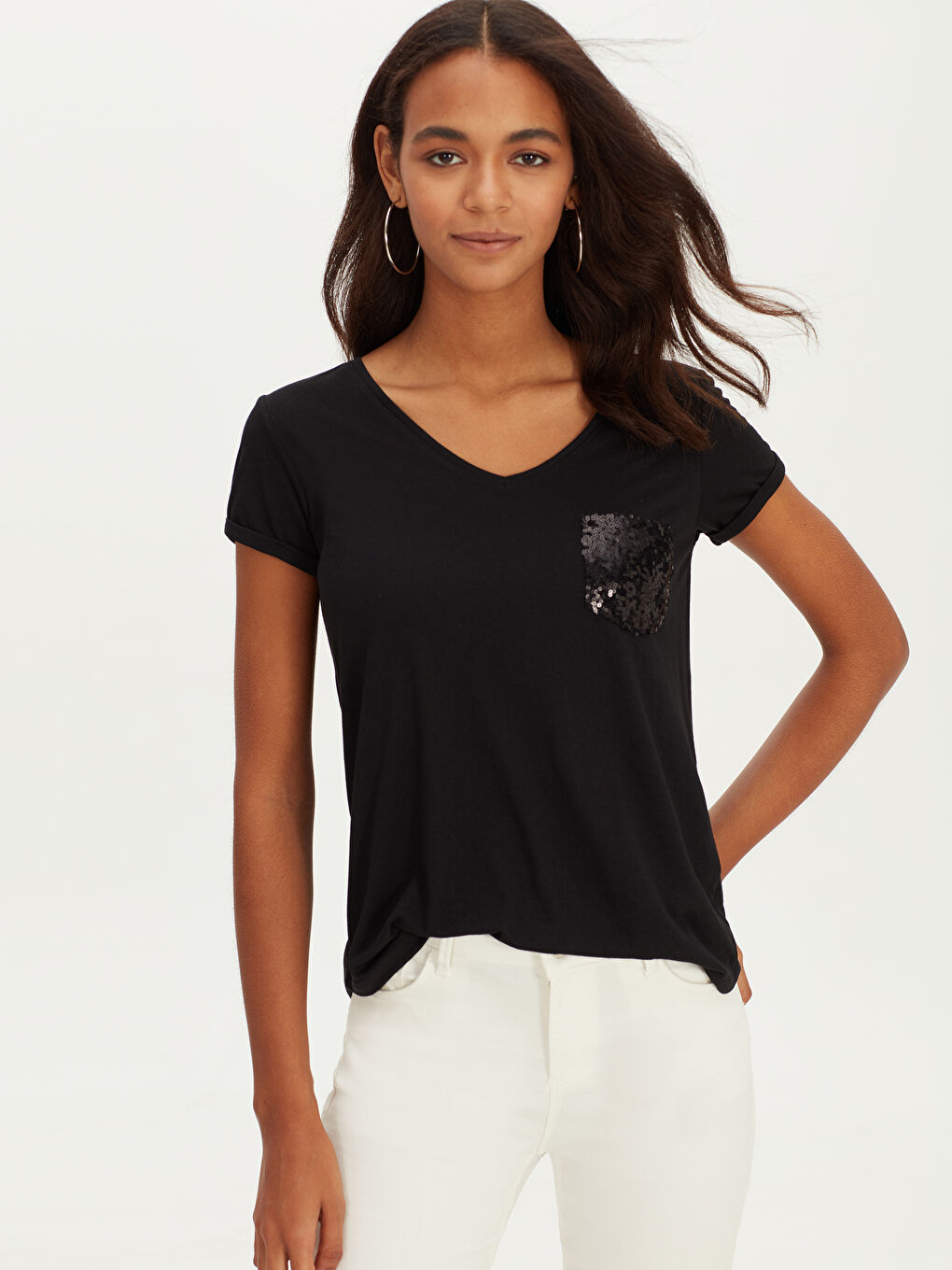 Жінка ЧОРНИЙ Футболка-2