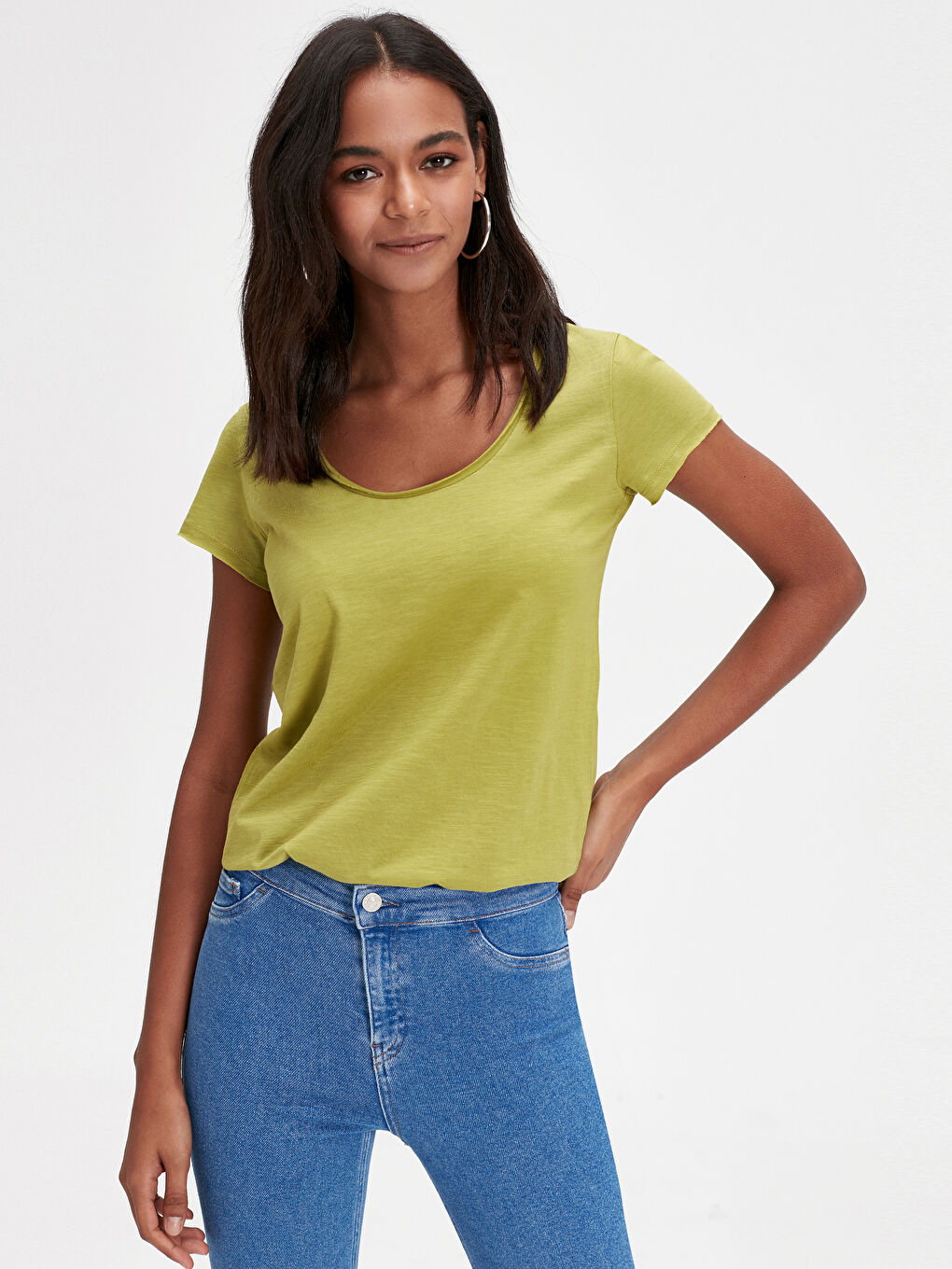 Woman GREEN T-Shirt-1