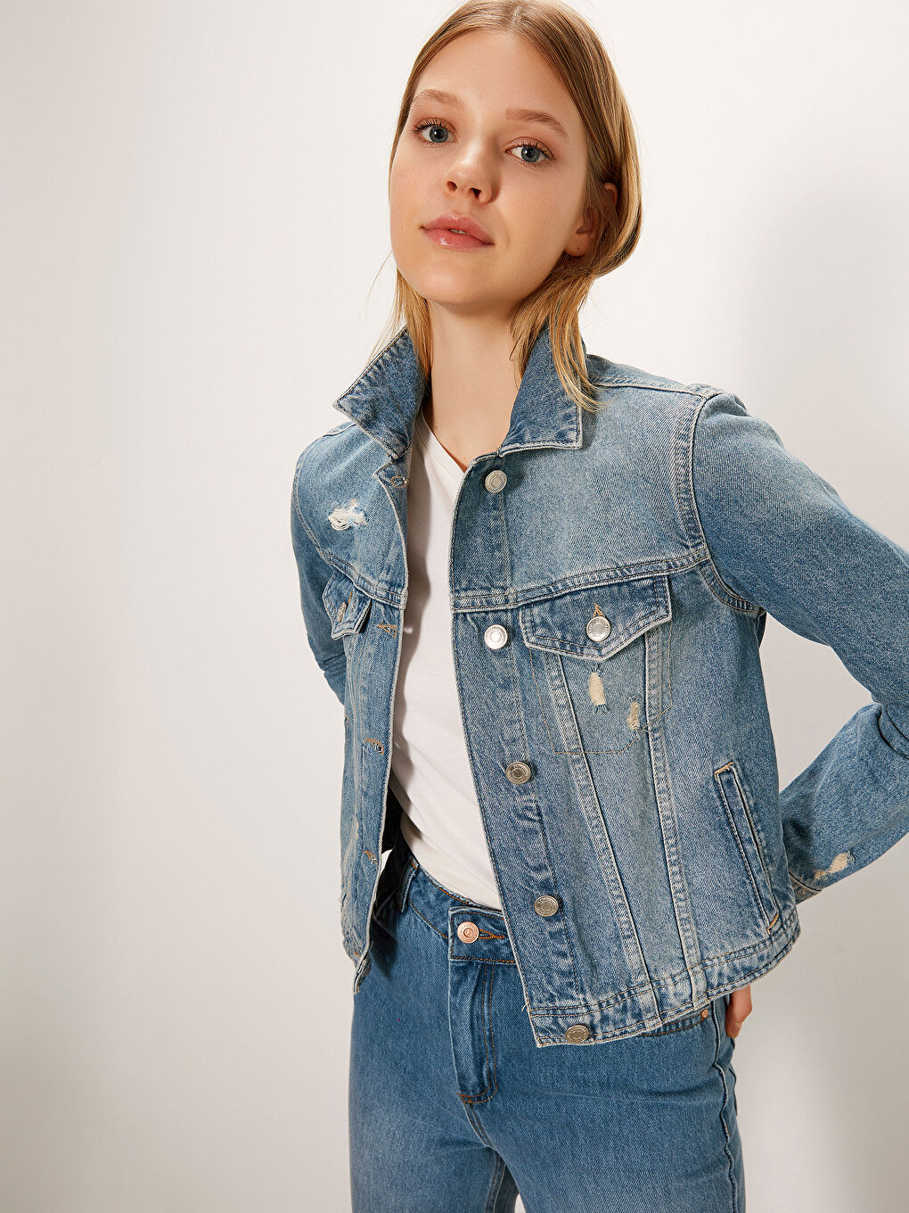 INDIGO Teksas jakna Žena-1