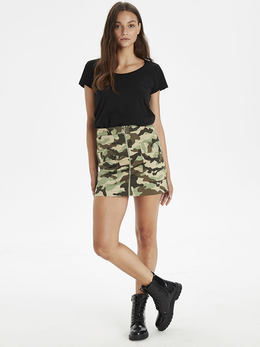 Женская юбка из габардина-1