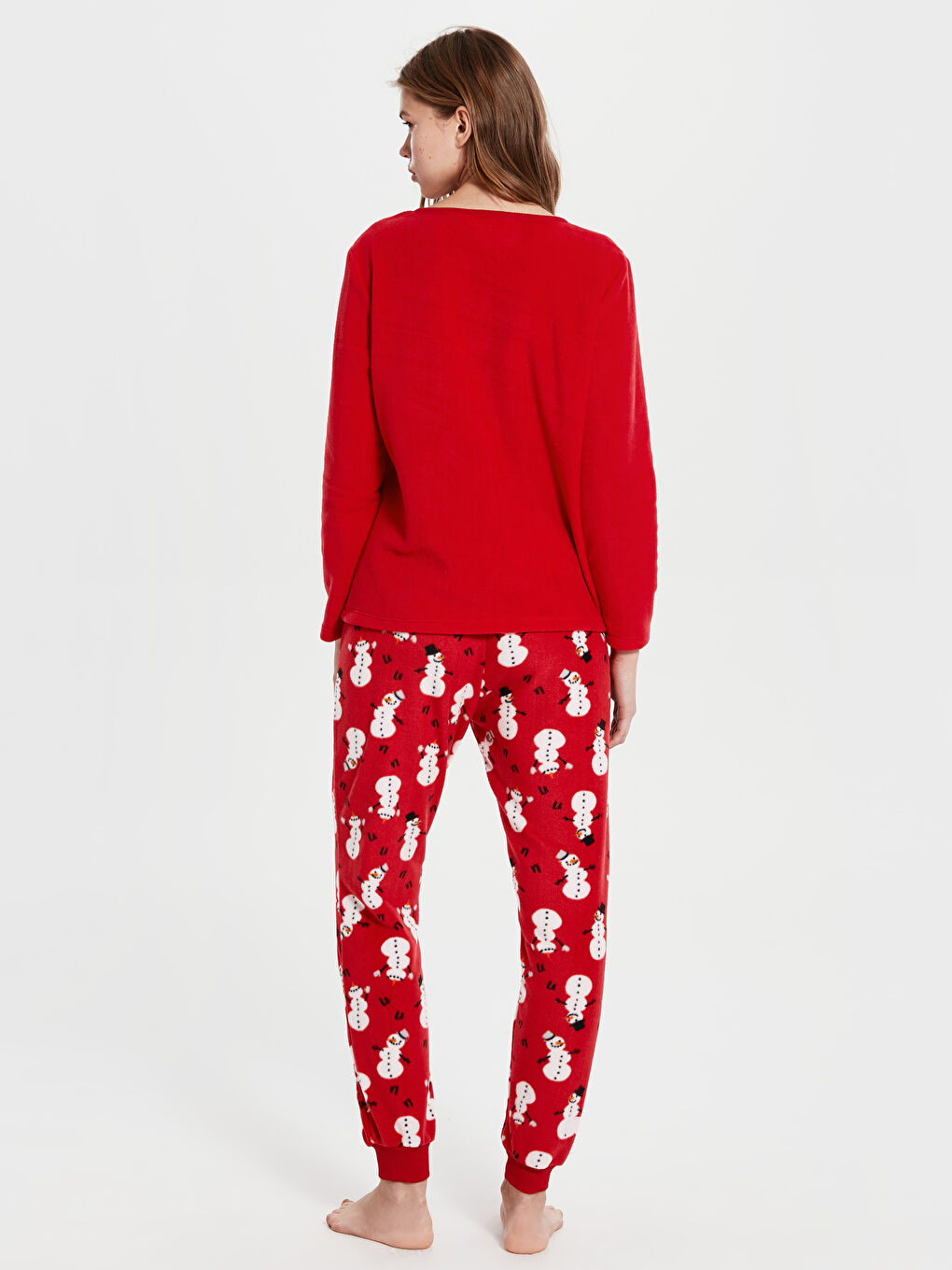 Ensemble de pyjama ROUGE Femme-2