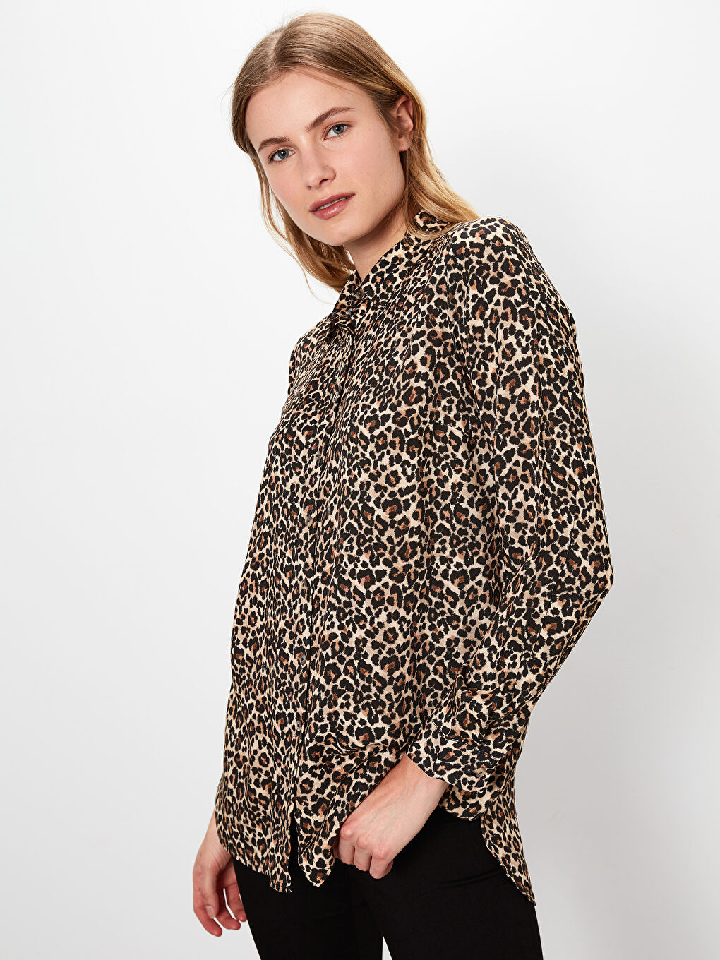 Женщины Коричневый Рубашка