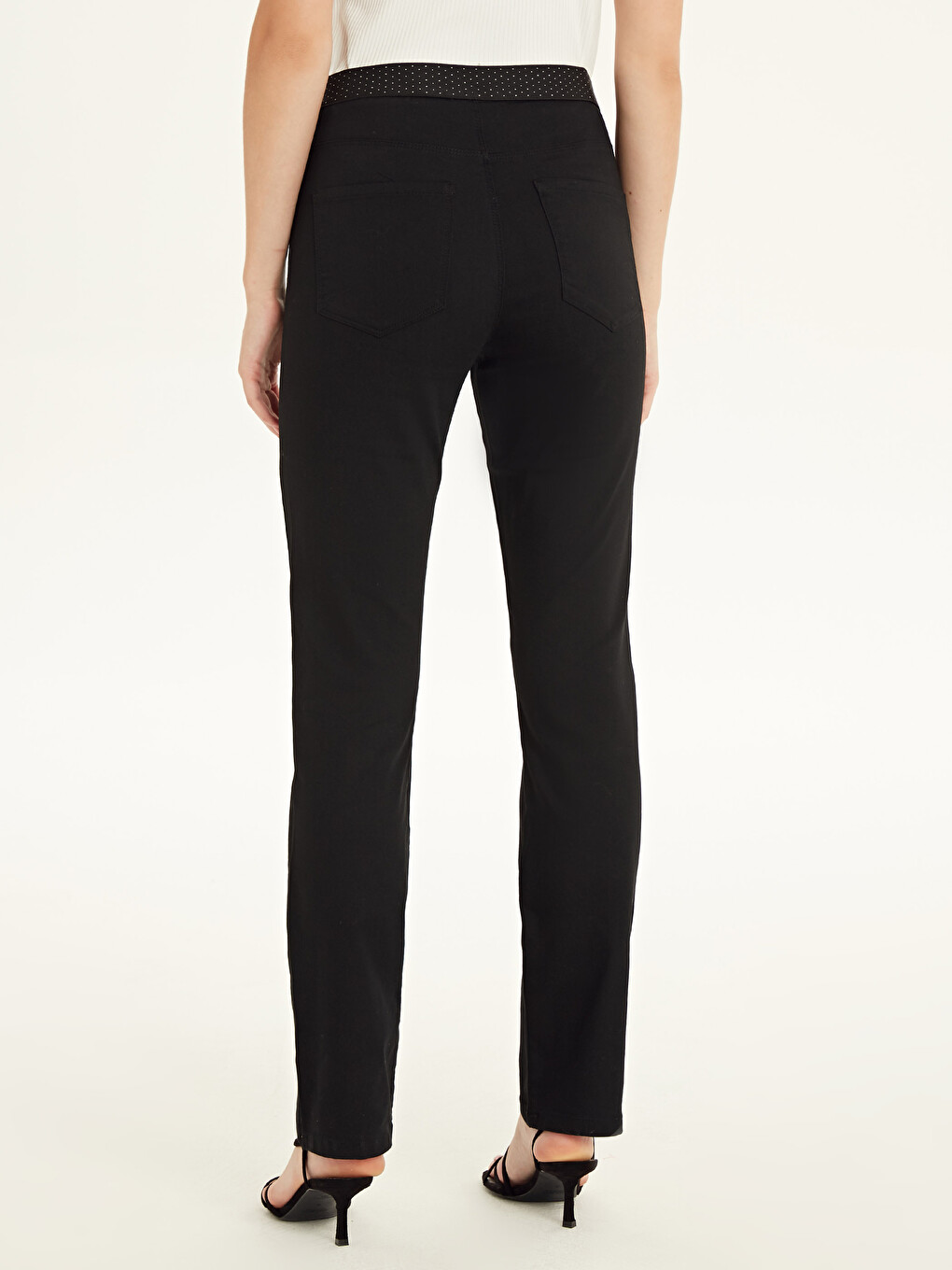 Pantalon Noir Femme-3