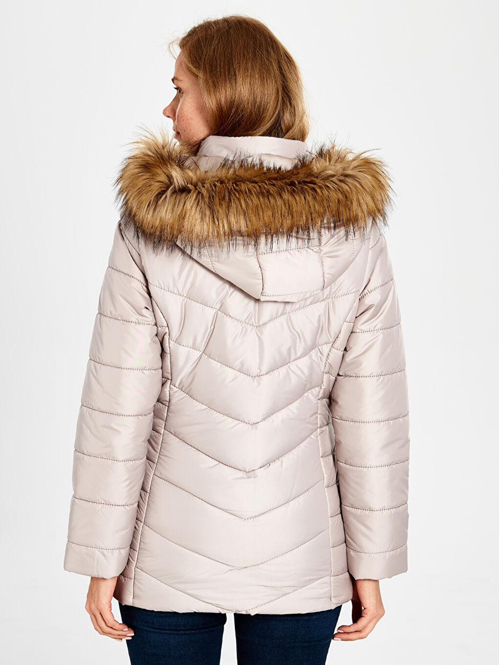 BEŽ Zimska jakna Žena-3