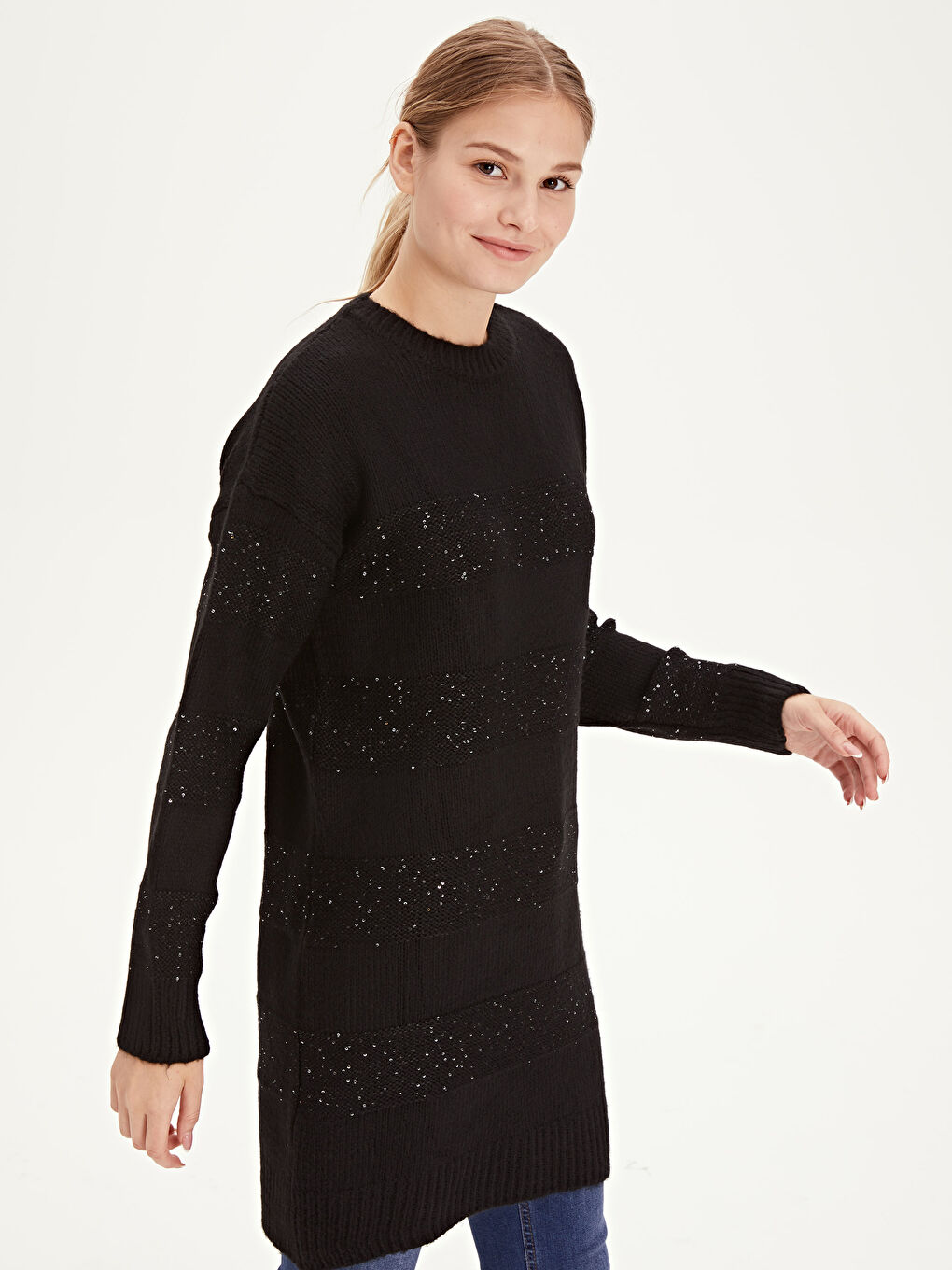 تونيك أسود امرأة-1