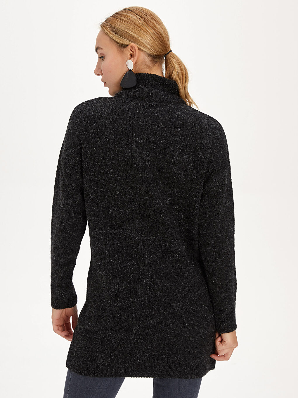 Женщины Черный Туника-4