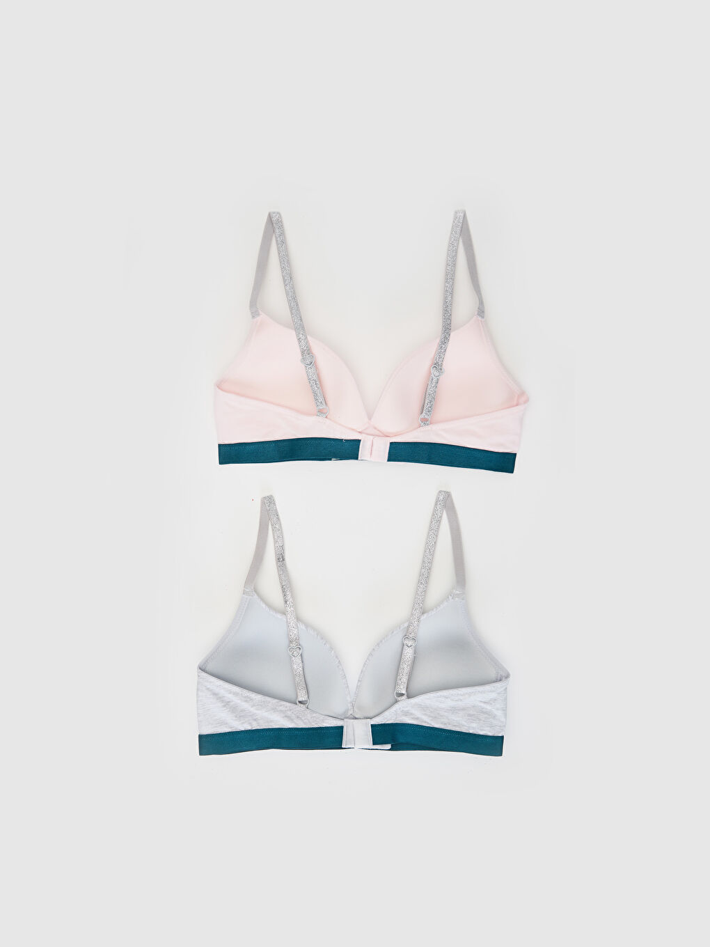 Pembe Balenli Pamuklu Damla Sütyen 2'li-8