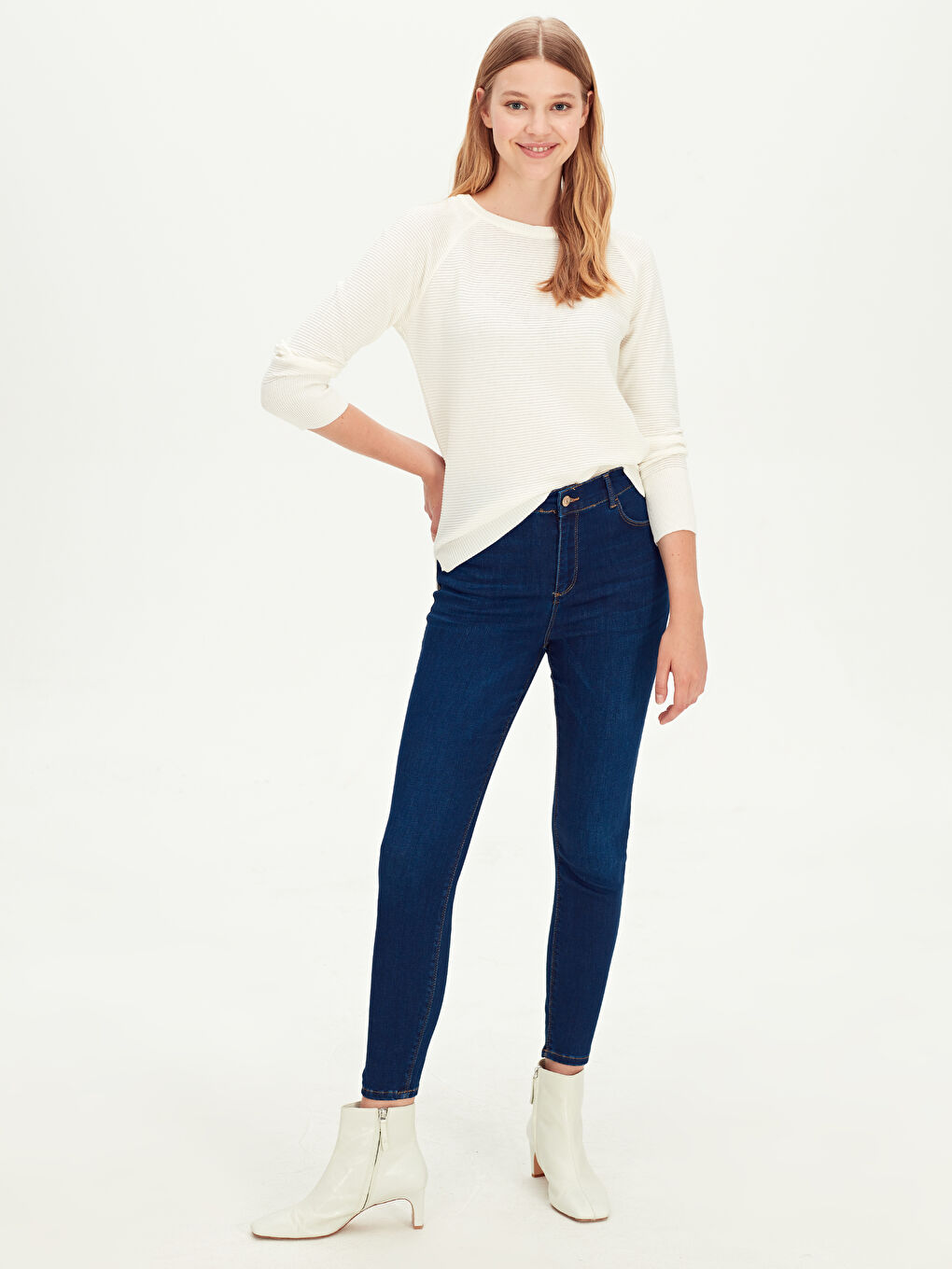 İndigo Jüpiter Süper Skinny Fit Kadın Jean Pantolon