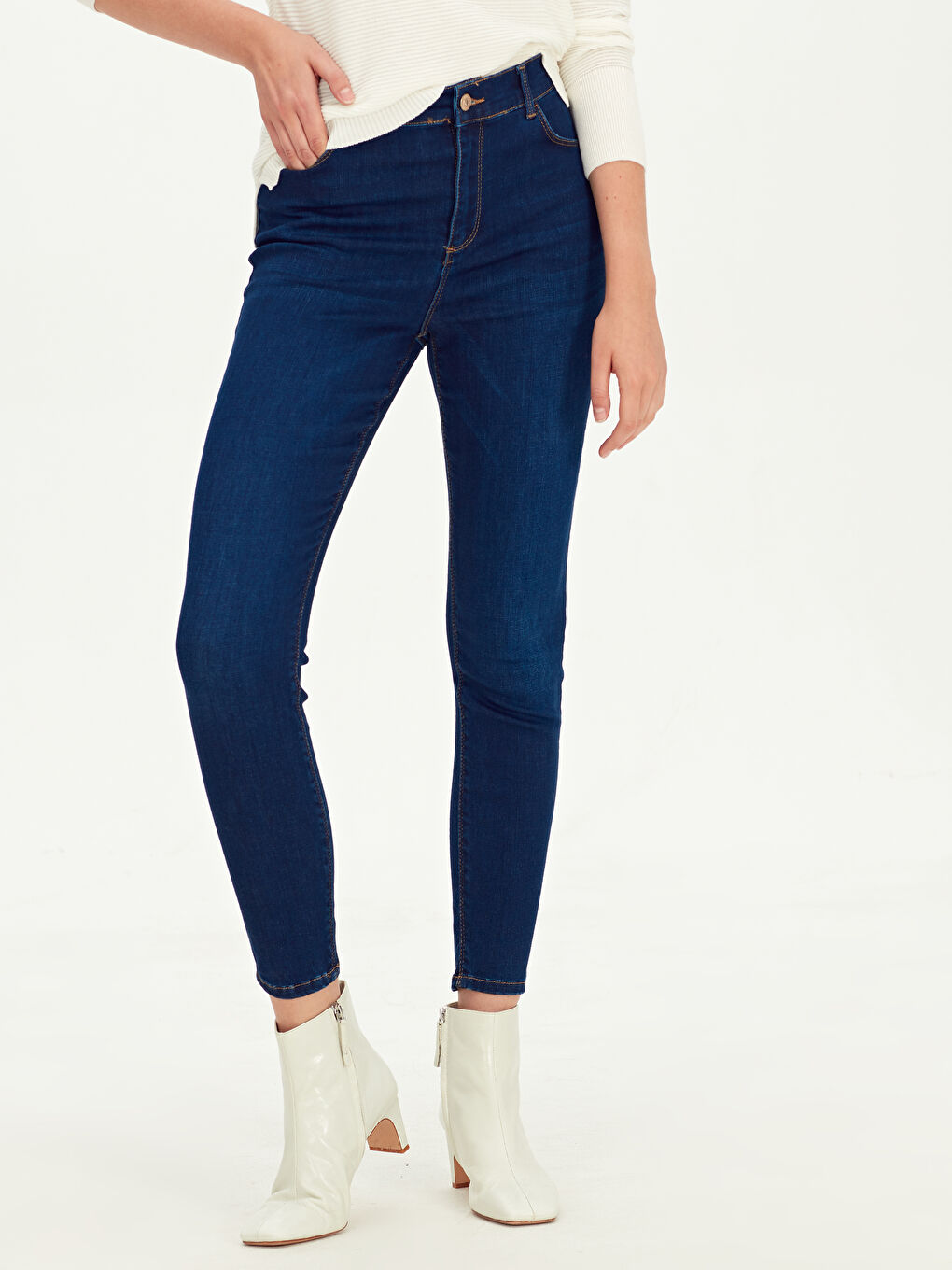 İndigo Jüpiter Süper Skinny Fit Kadın Jean Pantolon-2