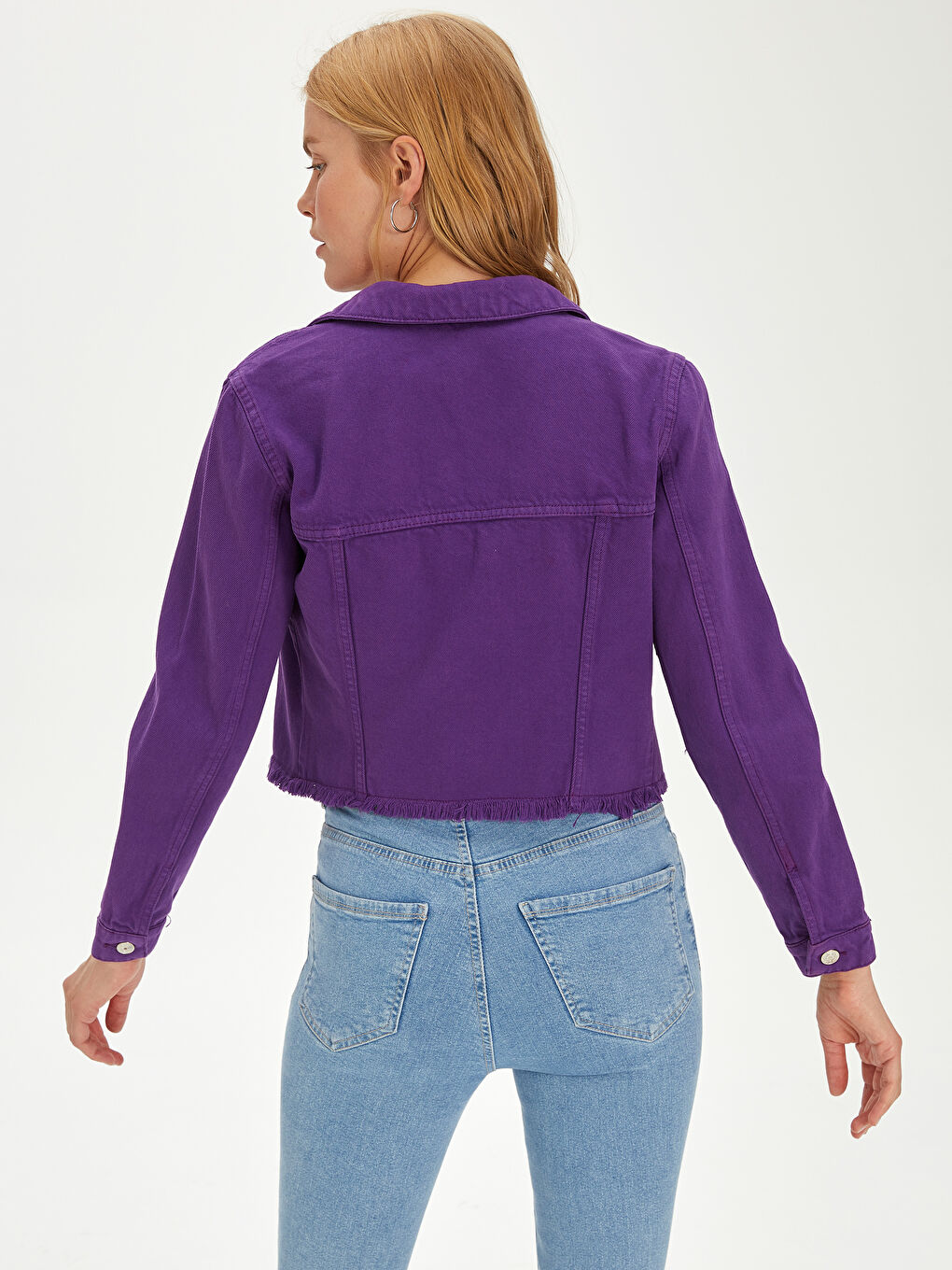 Veste en jean VIOLET Femme-3