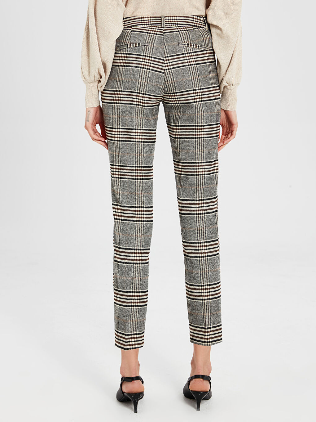 Брюки Женские Сигареты Тканевые-2