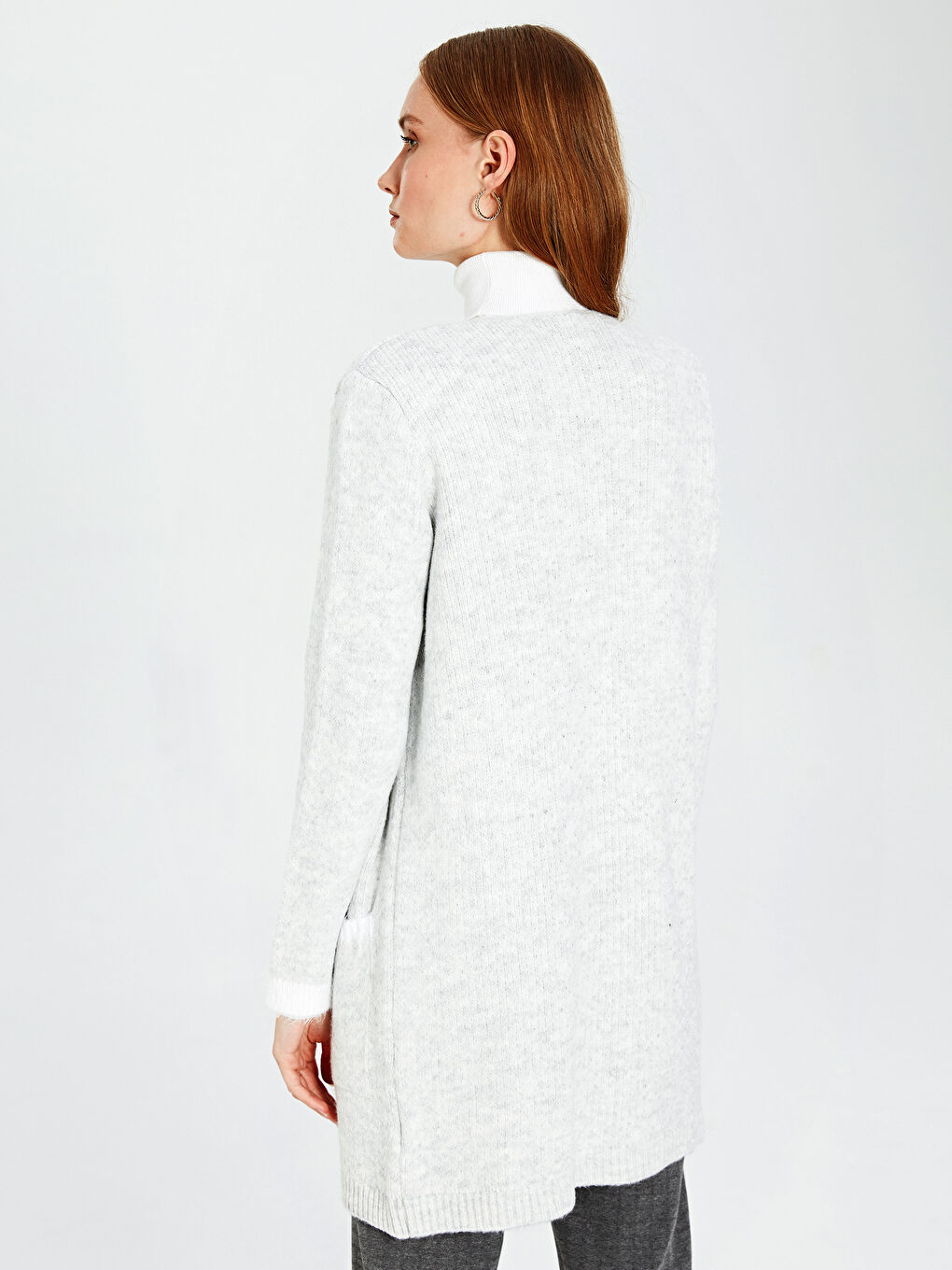 Кардиган с круглым вырезом для женщин-2