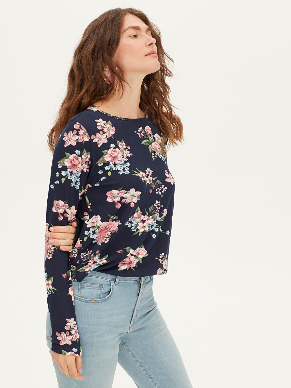 Woman NAVY T-Shirt-2