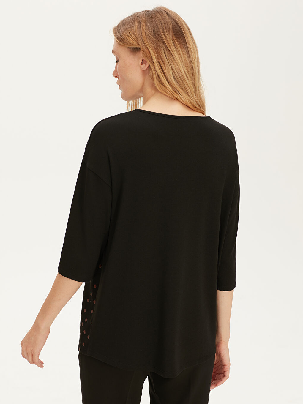 Crew Neck Long Sleeve Women's T-Shirt-3