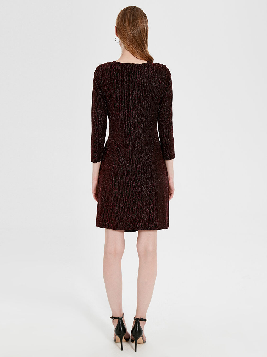 Женщины Красный Платье-2