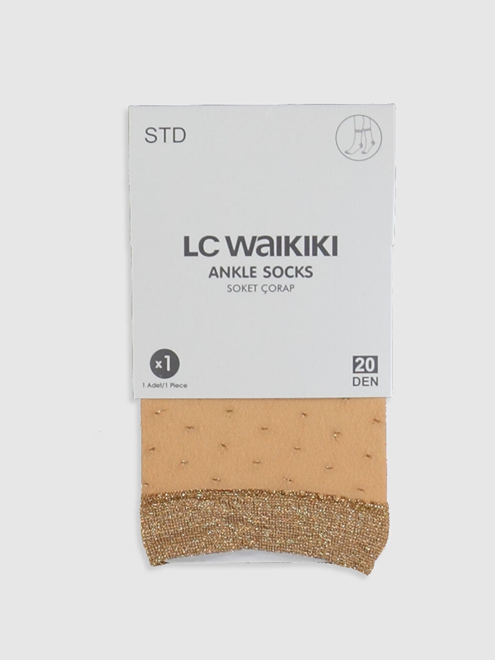 Woman BEIGE Ankle Socks