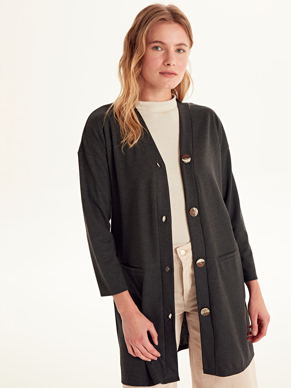 Antrasit Melanj Hırka