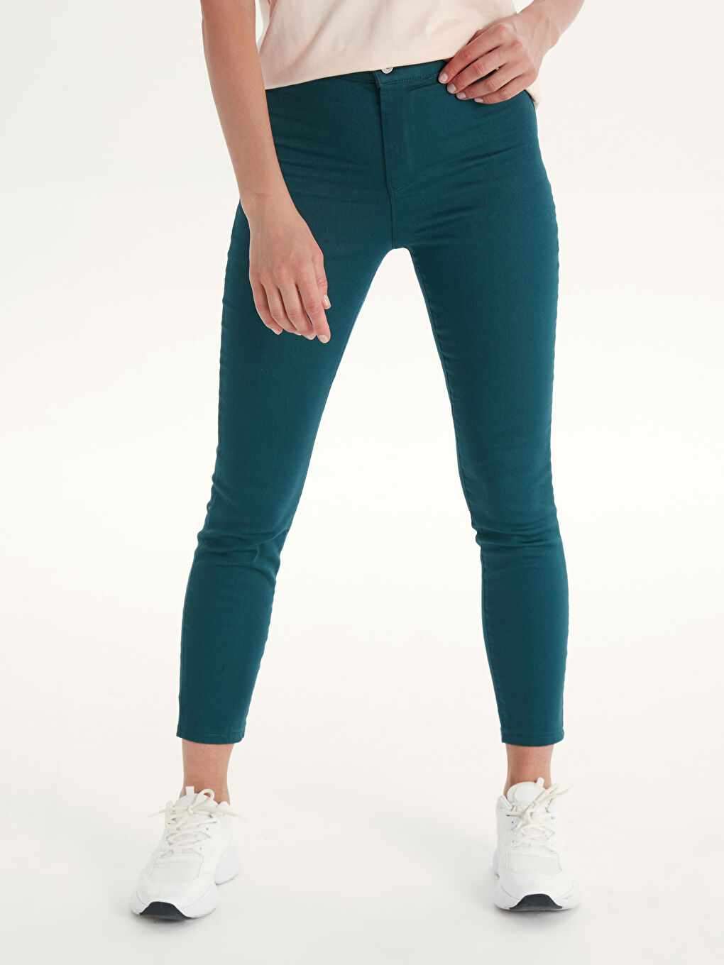 LCW Vision Woman PETROL Trousers -9WP011Z8-D1B